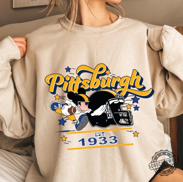 Pittsburgh Steelers 1933 Vintage Sweatshirt T Shirt Hoodie Vintage Unisex Crewneck Tee Gift For Men Women Unique sobecapewear 1