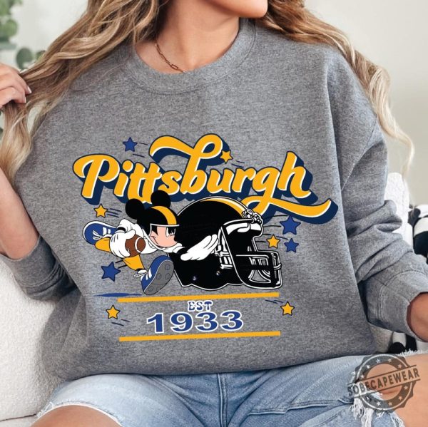 Pittsburgh Steelers 1933 Vintage Sweatshirt T Shirt Hoodie Vintage Unisex Crewneck Tee Gift For Men Women Unique sobecapewear 1 1