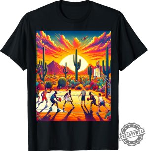 Phoenix Suns Desert Sunset Basketball Heatwave Tshirt Hoodie Sweatshirt sobecapewear 1 1