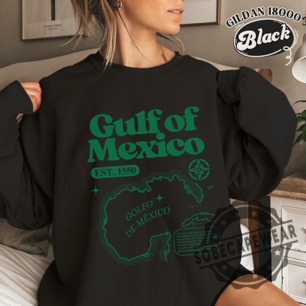 Mexican Gift For Latina Gf Gulf Of Mexico Hooded Tee Gulf Of Mexico Tshirt sobecapewear 1 1