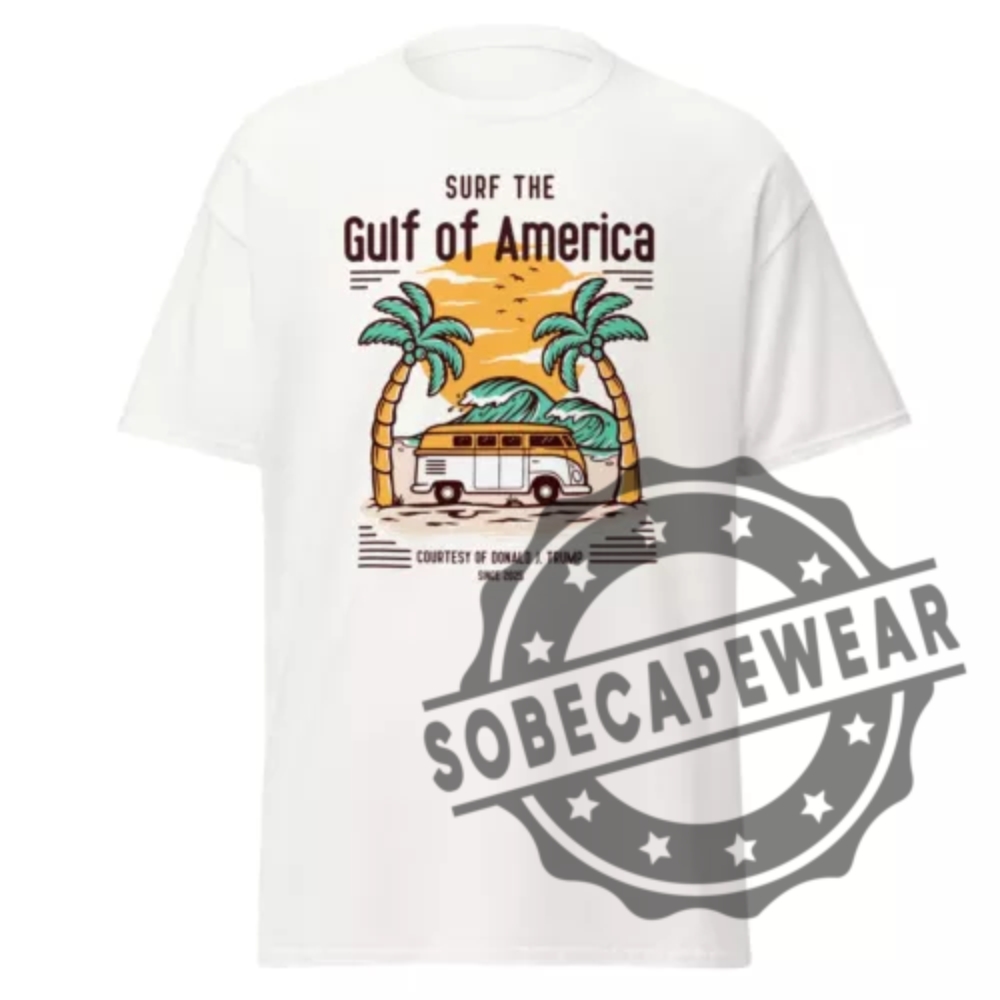 Gulf Of America Shirt Trump Maga Gulf Of Mexico Donald Trump Inauguration 2025