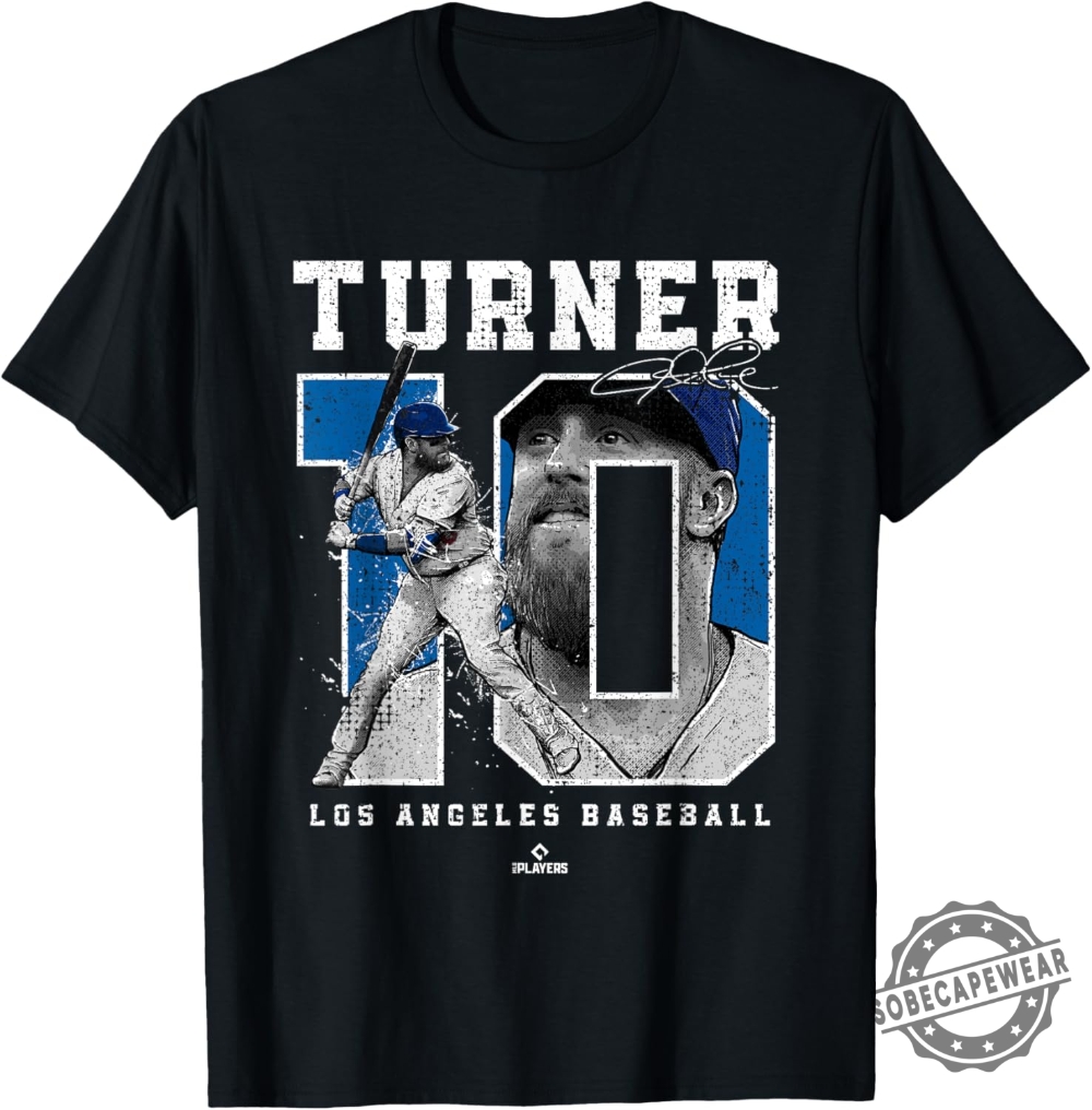 Justin Turner Los Angeles Mlbpa Tshirt Sweater Hoodie