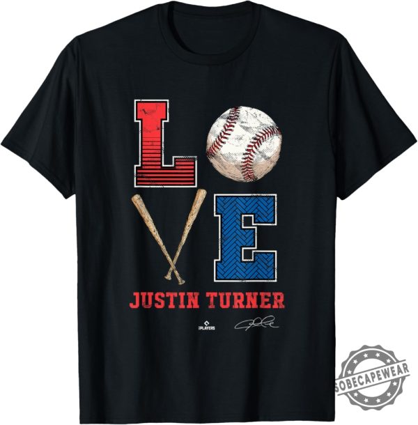 Love Justin Turner Justin Turner Los Angeles Mlbpa Tshirt Sweater Hoodie sobecapewear 1