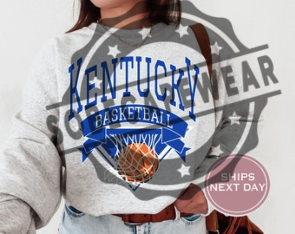 Vintage Kentucky Basketball Shirt Sweatshirts