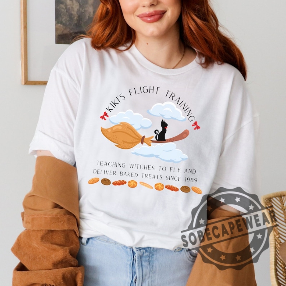 Kikis Delivery Service Inspired Kikis Flight Training Unisex Softstyle Tshirt Sweater Hoodie