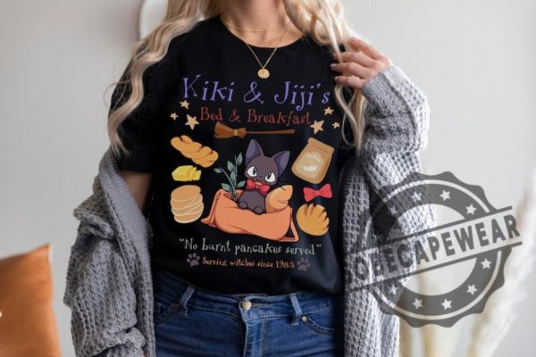 Kiki Jijis Bed And Breakfast Kikis Delivery Service Inspired Unisex Tshirt Sweater Hoodie sobecapewear 1 1