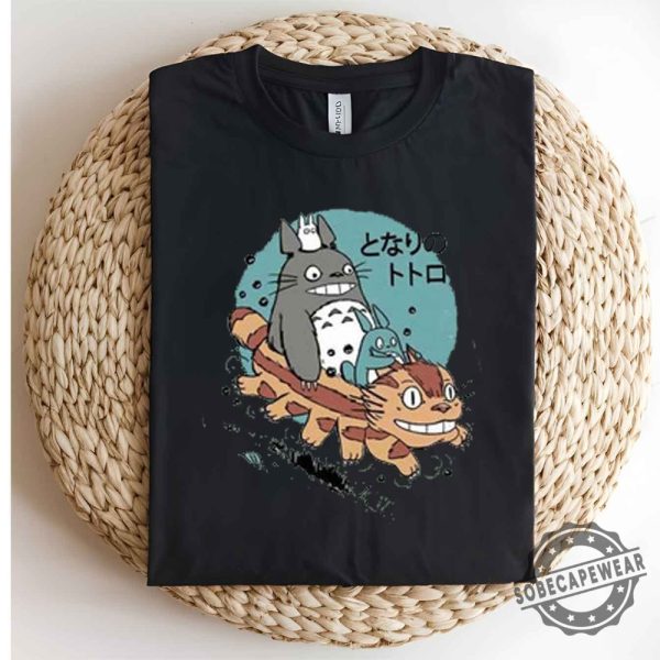 Totoro Catbus My Neighbor Totoro Studio Ghibli Fans Totoro Shirt Sweartshirt Hoodie sobecapewear 3