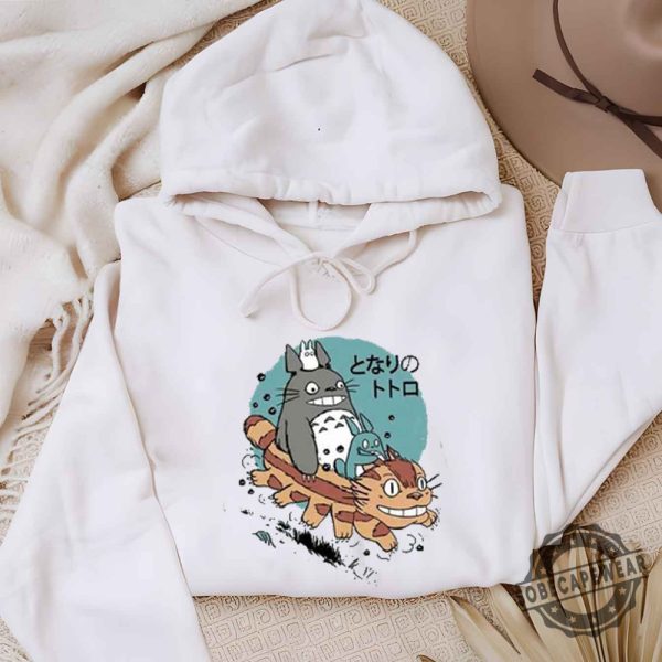 Totoro Catbus My Neighbor Totoro Studio Ghibli Fans Totoro Shirt Sweartshirt Hoodie sobecapewear 4