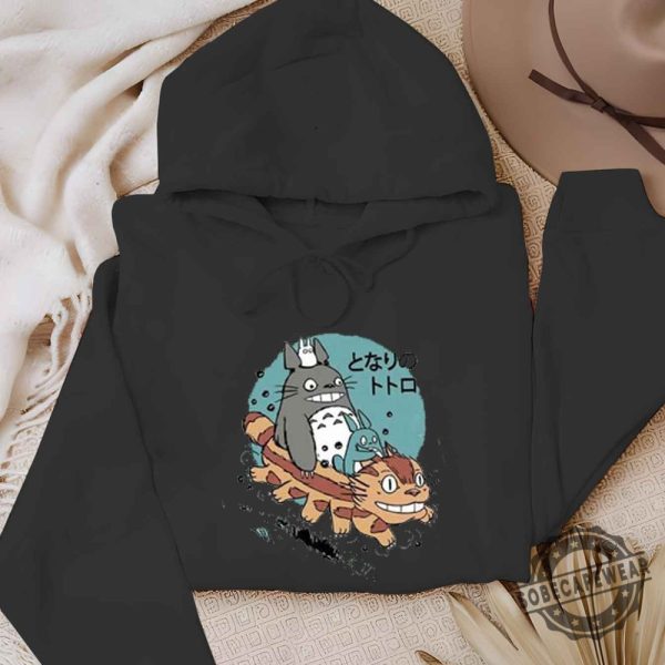 Totoro Catbus My Neighbor Totoro Studio Ghibli Fans Totoro Shirt Sweartshirt Hoodie sobecapewear 5