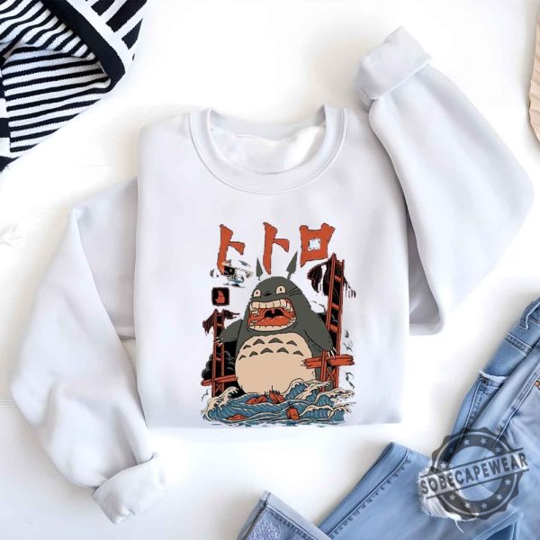 Anime Totoro Unisex Totoro Japanese Anime Lover Gift Studio Ghibli Gift For Anime Lover Anime Graphic Tee Shirt Sweartshirt Hoodie sobecapewear 6