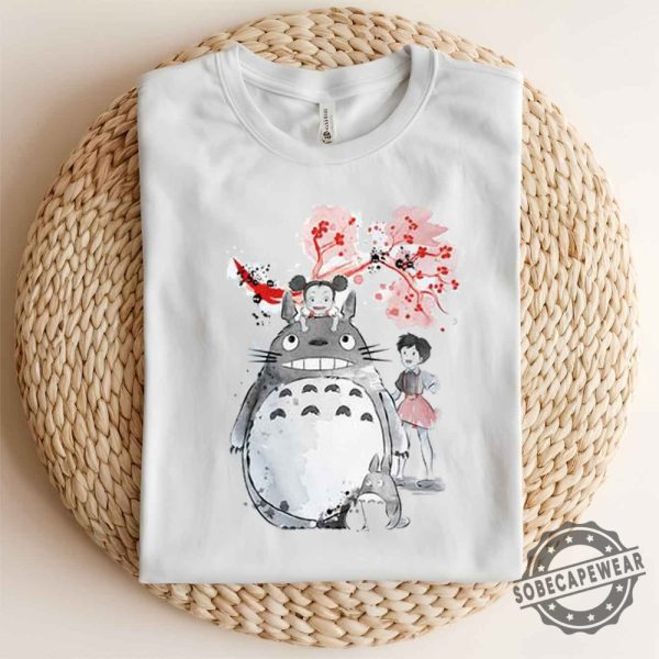 Womens Studio Ghibli Totoro Graphic Tshirt Kawaii 90S Harajuku Style Shirt Sweartshirt Hoodie sobecapewear 2