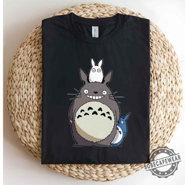 Totoro Family Cute Ghibli Tshirts Shirt Sweartshirt Hoodie sobecapewear 3