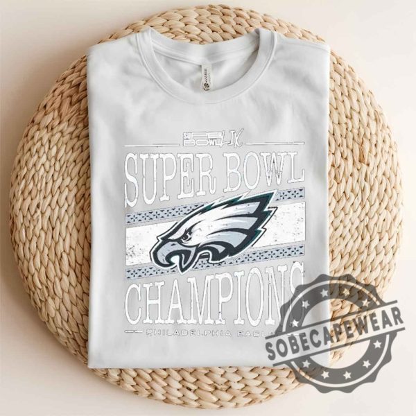 Super Bowl Lix Champions 2025 Philadelphia Eagles Crewneck Tshirt Sweatshirt Hoodie sobecapewear 2