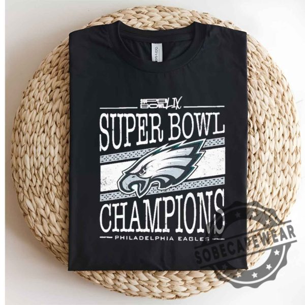 Super Bowl Lix Champions 2025 Philadelphia Eagles Crewneck Tshirt Sweatshirt Hoodie sobecapewear 3