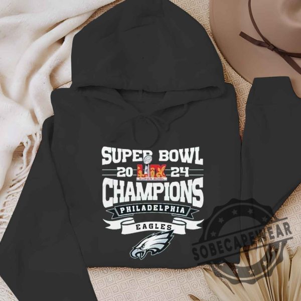 2025 Super Bowl Lix Champions Philadelphia Eagles Tshirt Sweatshirt Hoodie sobecapewear 5