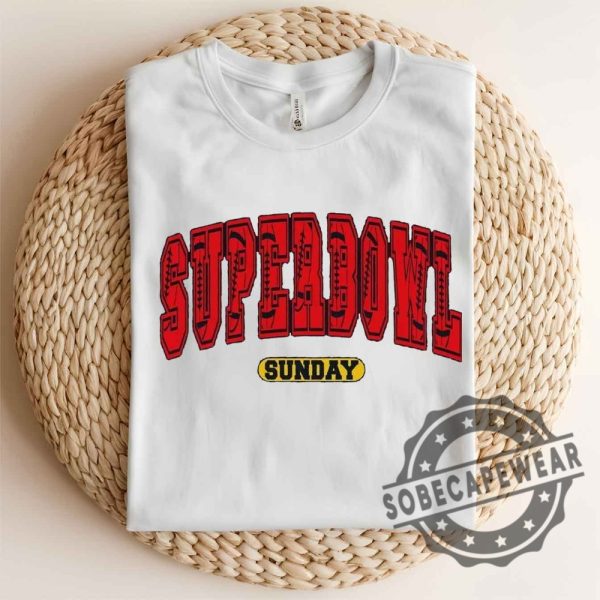 Superbowl 2025 Fan Merchandise Unisex Softstyle Football Fan Gift Tee Tshirt Sweatshirt Hoodie sobecapewear 2