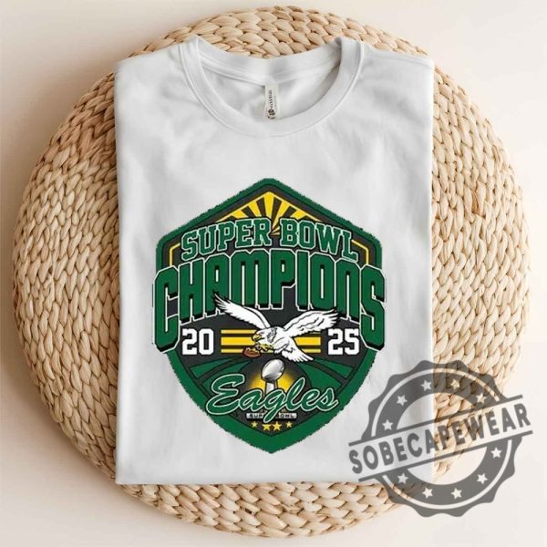 Philadelphia Eagles 2025 Super Bowl Tshirt Sweatshirt Hoodie sobecapewear 2