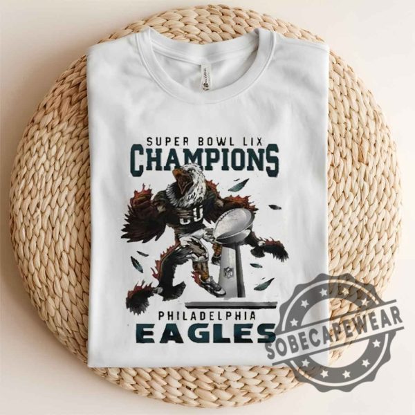 Super Bowl Lix Champions Philadelphia Eagles Nfl 2025 Tshirt Sweatshirt Hoodie sobecapewear 2