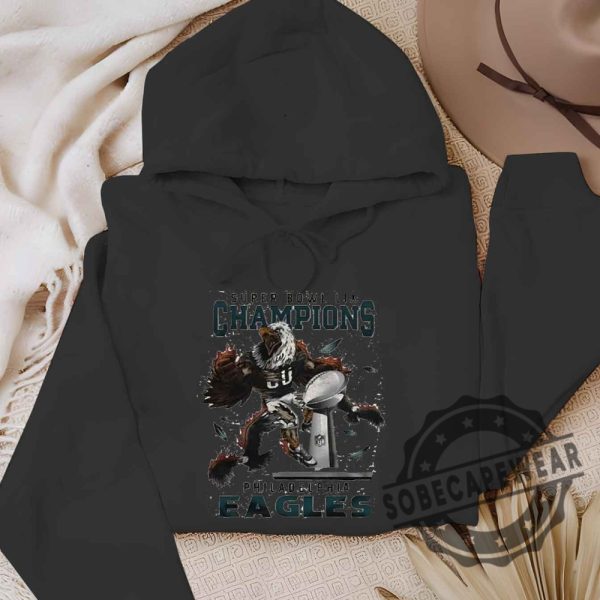 Super Bowl Lix Champions Philadelphia Eagles Nfl 2025 Tshirt Sweatshirt Hoodie sobecapewear 5