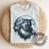 Wolf Ripping Shirt Under A Full Moon Classic Tshirt Sweatshirt Hoodie sobecapewear 2