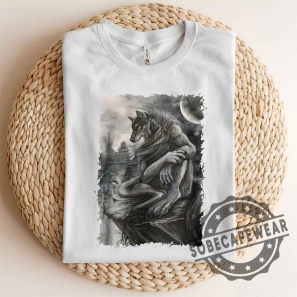 Sitting Wolf Meme Wolf Ripping Gift For Best Friend Litterally Me Alpha Wolf Tshirt Sweatshirt Hoodie sobecapewear 2