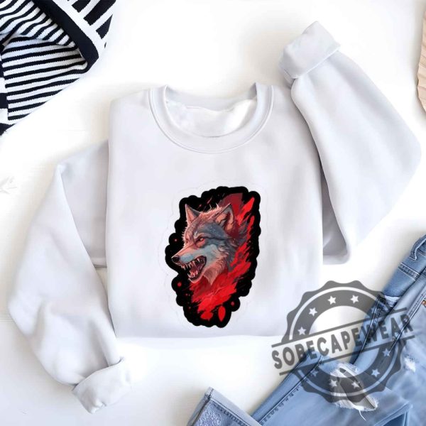 Wolf Ripping Off Crewneck Tshirt Sweatshirt Hoodie sobecapewear 6