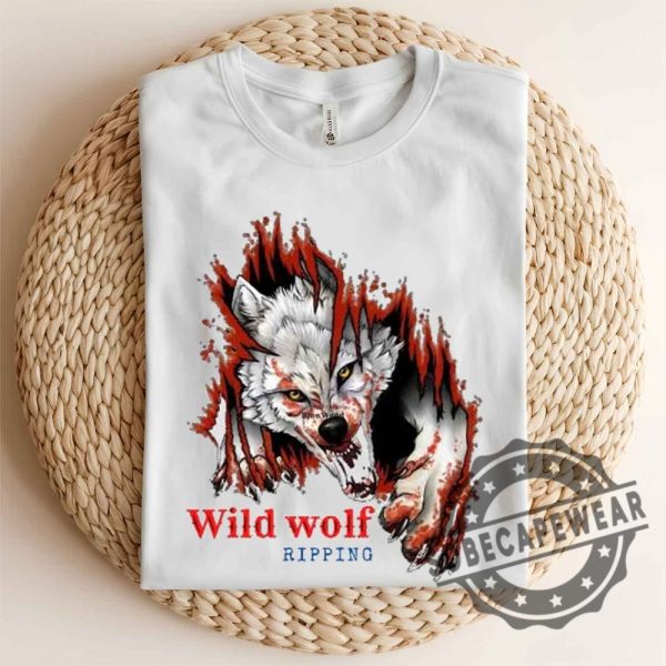 Wild Wolf Ripping Shirt Werewolf Tshirt Sweatshirt Hoodie sobecapewear 2