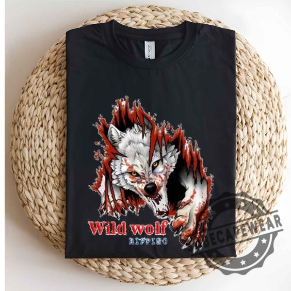 Wild Wolf Ripping Shirt Werewolf Tshirt Sweatshirt Hoodie sobecapewear 3