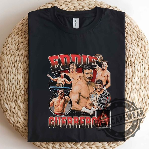 Eddie Guerrero 90S Vintage Shirt Tshirt Sweatshirt Hoodie Design sobecapewear 2