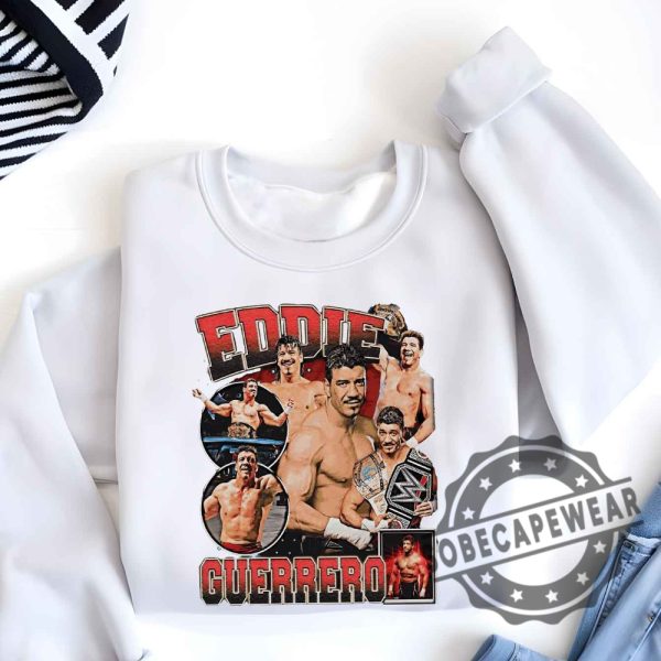 Eddie Guerrero 90S Vintage Shirt Tshirt Sweatshirt Hoodie Design sobecapewear 6