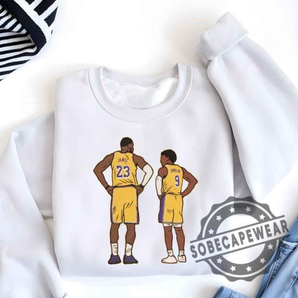 Bron And Bronny James Shirt Tshirt Sweatshirt Hoodie sobecapewear 6