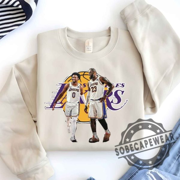 Lebron James X Bronny James Father Son Basketball Shirt Tshirt Sweatshirt Hoodie New sobecapewear 1