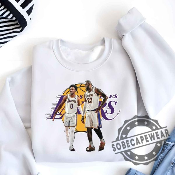 Lebron James X Bronny James Father Son Basketball Shirt Tshirt Sweatshirt Hoodie New sobecapewear 6