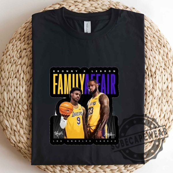 Lebron Bronny James Los Angeles Lakers Shirt Tshirt Sweatshirt Hoodie sobecapewear 2