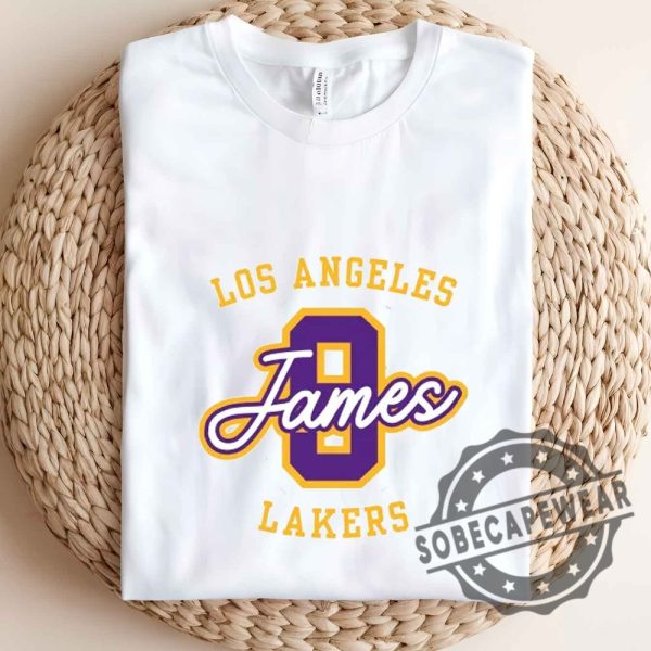 Bronny James Jr. Los Angeles Lakers Shirt Tshirt Sweatshirt Hoodie sobecapewear 3