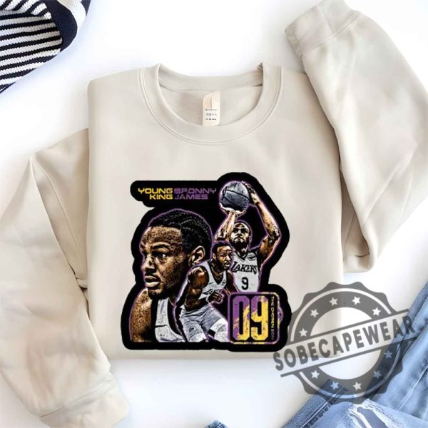 Bootleg Retro Vintage Bronny James Shirt Tshirt Sweatshirt Hoodie sobecapewear 1