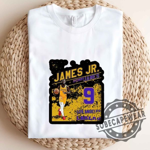 Bronny James Los Angeles Lakers Shirt Tshirt Sweatshirt Hoodie sobecapewear 3