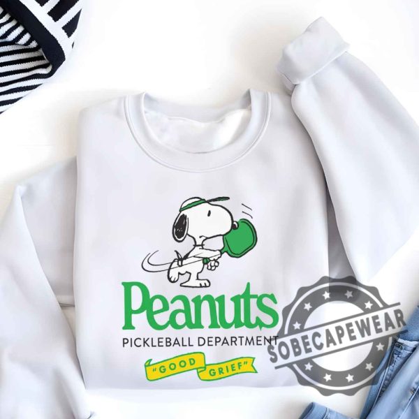 Peanuts Pickleball Department Comfort Colors Shirt Tshirt Sweatshirt Hoodie sobecapewear 6