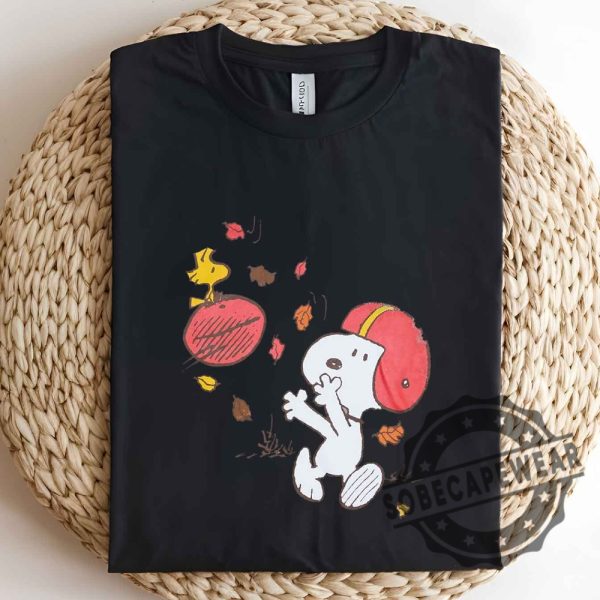 Peanuts Snoopy Football Graphic Relaxed Tee Shirt Tshirt Sweatshirt Hoodie sobecapewear 2