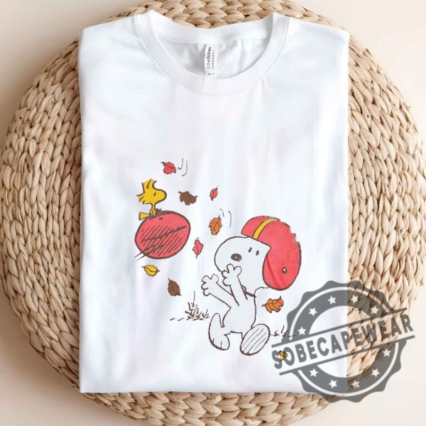 Peanuts Snoopy Football Graphic Relaxed Tee Shirt Tshirt Sweatshirt Hoodie sobecapewear 3