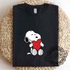 Peanuts Snoopy Valentines Hugging Heart Toddler And Youth Short Sleeve Graphic Shirt Tshirt Sweatshirt Hoodie sobecapewear 2