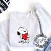 Peanuts Snoopy Valentines Hugging Heart Toddler And Youth Short Sleeve Graphic Shirt Tshirt Sweatshirt Hoodie sobecapewear 6