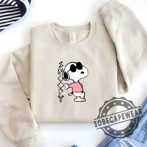 Peanuts Snoopy Joe Cool Shirt Tshirt Sweatshirt Hoodie sobecapewear 1