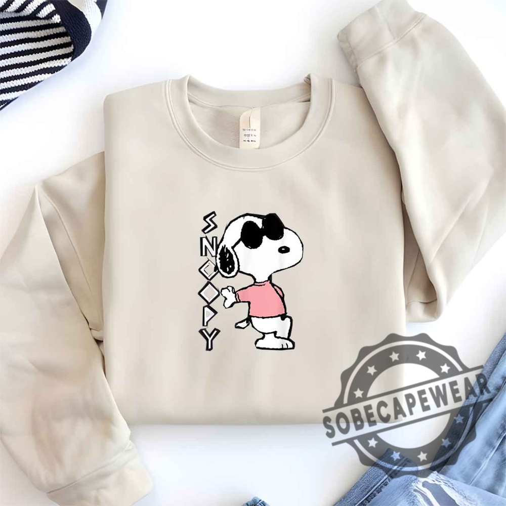 Peanuts  Snoopy Joe Cool Shirt Tshirt Sweatshirt Hoodie