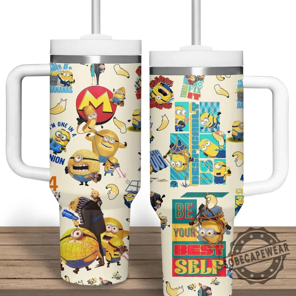 Minion Be Your Best Self Stanley Tumbler Cup