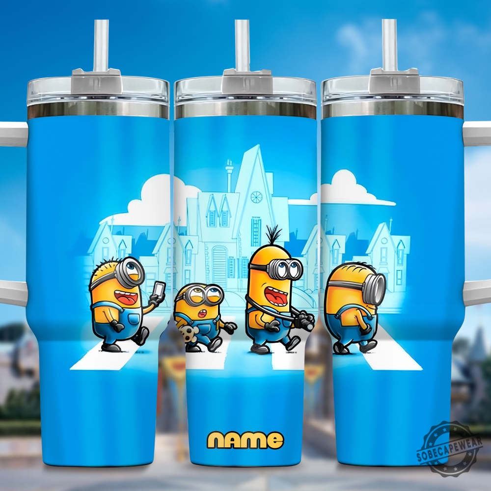 Minion Cartoon Custom Stanley Cup 40 Oz 30 Oz Tumbler With Handle