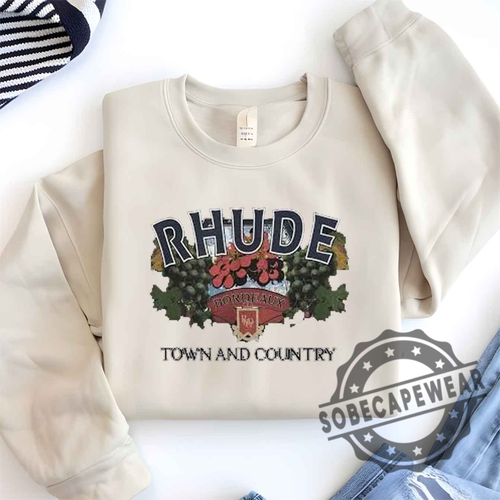 Rhude Town And Country Tee Shirt Tshirt Sweatshirt Hoodie