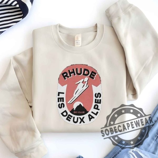 Rhude Les Deux Alpes Tee Shirt Tshirt Sweatshirt Hoodie sobecapewear 1