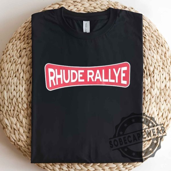 Rhude Championship Letter Logo Slogan Retro Short Sleeved Shirt Tshirt Sweatshirt Hoodie sobecapewear 2