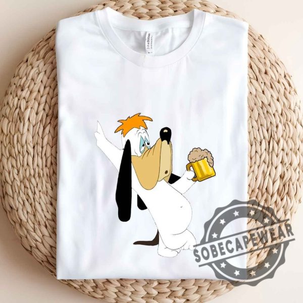 Classic Short Sleeve Graphic Droopy Cartoon Top Dog Shirt Tshirt Sweatshirt Hoodie Tee Deep Heather sobecapewear 3